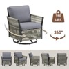Buenhomino Patio Furniture Wicker Outdoor Conversation Set - 4 of 4