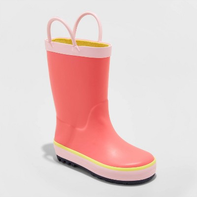 pink rain boots girls