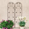 NicBex Garden Trellis Plant Stakes for Outdoor Plants, Rustproof Pothos Plant Climber Support for Garden - 3 of 4