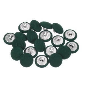Unique Bargains Metal Shank Round Cloth Covered DIY Sewing Buttons 20 Pcs - 1 of 4