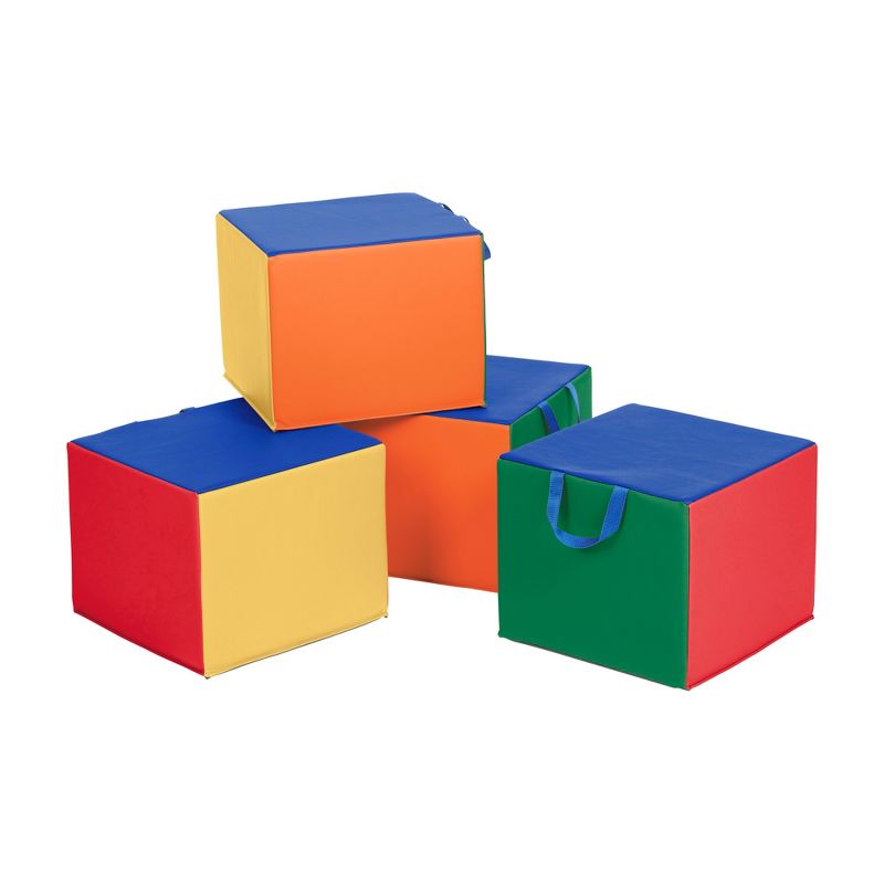 ECR4Kids SoftZone Cozy Cubes, Flexible Foam Seating, 1 of 15