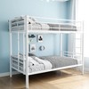 LOVMOR Full XL Over Queen  Heavy Duty Bunk Bed for Adults with Ladder and Full Length Guardrail for Adults,Teens,Kids - 3 of 4