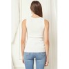 Women's Keyhole Sleeveless Tank - entro - image 3 of 4