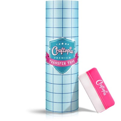 Craftopia Transfer Paper Tape Roll 6in X 50ft With Alignment Grid, Blue :  Target