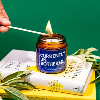 NaturalAnnie Essentials Currently Unbothered Sea Salt & Sage Soy Candle