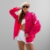 Members Only Women's Classic Iconic Racer Oversized Jacket - image 3 of 4