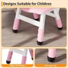 2PCS Adjustable Kid Chairs, 3 Level Height Adjustable Preschool Chair with Non-Slip Pads, Child Dining Chairs for Home, Max Load 180 Lbs - 4 of 4