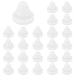 Unique Bargains Silicone Rubber Corrosion-Resistant Nap-in Locking Hole Plugs White - 1 of 4