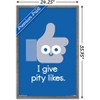 Trends International David Olenick - I Give Pity Likes Framed Wall Poster Prints - 3 of 4