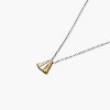 Sanctuary Project by sanctuaire Tri-color Triangle Pendant Necklace Silver - 3 of 3