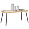 vidaXL Coffee Table Natural 35.4x17.7x16.9 in Poly Rattan - 3 of 4