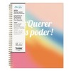 BlueSky 2025 Weekly/Monthly Planner 11.18"x9.37" Solid Black Spanish: Adult Wire-Bound Calendar, Tabs, 8.5x11 Paper - 3 of 4