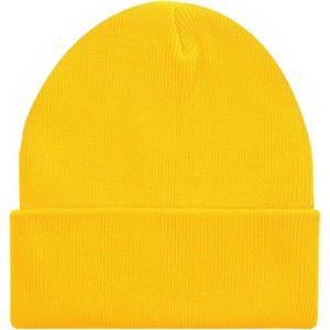 MSDC 1&2 Pack Beanie for Men Women Slouchy Beanie Hats Winter Knit Caps Soft Ski Hat Unisex - 1 of 4