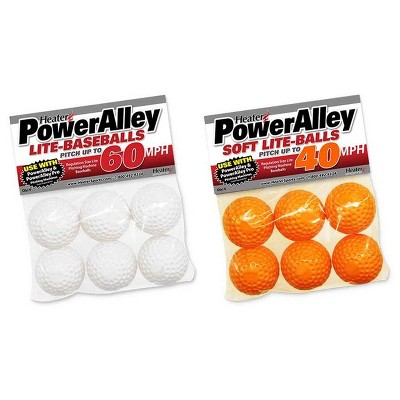 Heater Sports Poweralley Lite Baseballs, Pitching Machine Balls, 1/2 ...