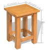 vidaXL End Tables 2 pcs 10.6"x9.5"x14.6" Solid Oak Wood - 4 of 4