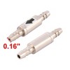 Unique Bargains Aquarium Non Return Metal Check Valve for Air Pump Airline Tubing 2 Pcs - 2 of 3