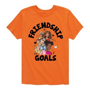 Boys' - Barbie - Friendship Goals Short Sleeve Graphic T-Shirt - 1 of 4
