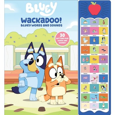 Bluey Wackadoo! Words and Sounds - 30 Button Sound Book (Hardcover)
