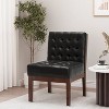 NicBex PU Fabric Accent Chair,Upholstered Living Room Chairs with Mid-Height Backrest and Tufted Stitching,Accent Chairs for Living Room - 2 of 4