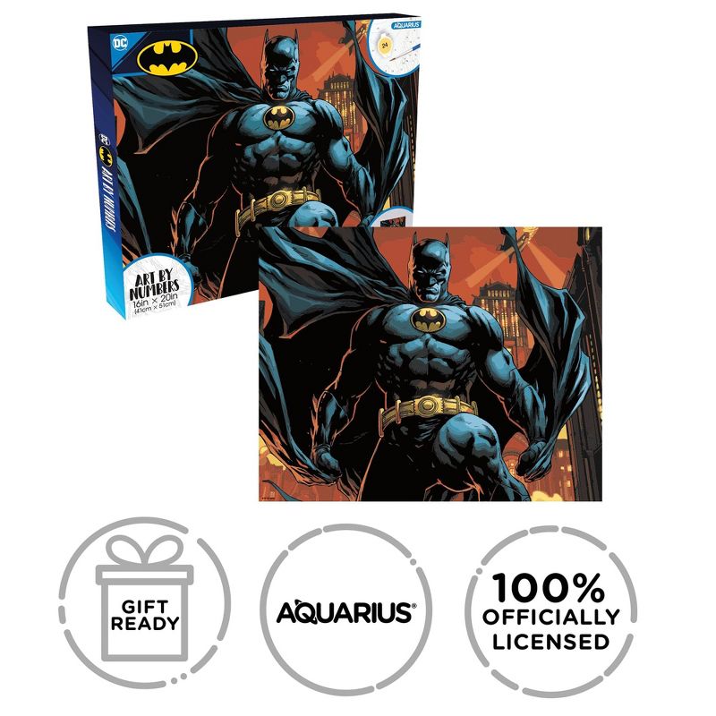 Aquarius Puzzles DC Comics Batman Art By Numbers Painting Kit, 5 of 6