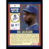 Bo Jackson Card 1991 Score 100 Superstars #2 - 2 of 2