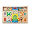 Melissa & Doug ABC Picture Boards - Educational Toy With 13 Double-Sided Wooden Boards and 52 Letters - image 3 of 4