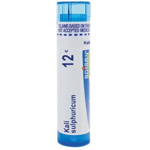 Kali Sulphuricum 12C by Boiron Homeopathic Single Medicine For Cough, Cold & Flu  -  80 Pellet - 1 of 2