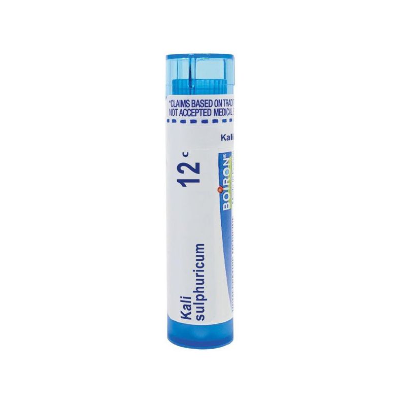 Boiron Kali Sulphuricum 12C Homeopathic Single Medicine For Cough, Cold & Flu  -  80 Pellet, 1 of 3