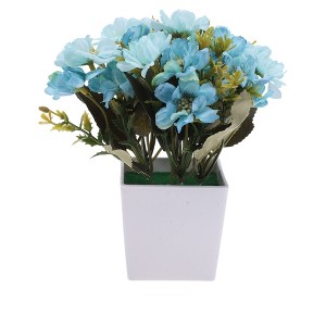 Unique Bargains Artificial Plants Autumn Cherry Blossoms Plastic 2.95"x2.95"x7.87" 1 Pcs - 1 of 4