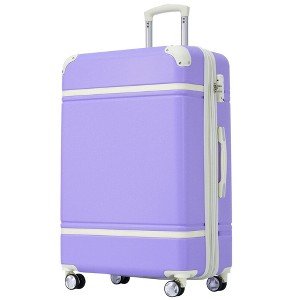 20"/24"/28" Hardshell Luggage, Lightweight Spinner Suitcase with TSA Lock, with/without Cosmetic Case 4M -ModernLuxe - 1 of 4