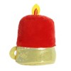 Aurora Mini Luz Candle Palm Pals Festive Stuffed Animal Red 5" - 4 of 4