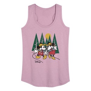 Women's - Disney - Mickey & Friends Graphic Racerback Tank - 1 of 4