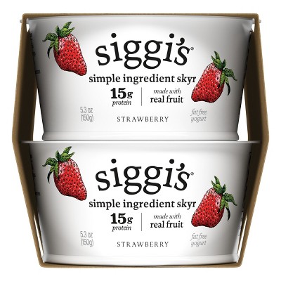 siggi's Icelandic Skyr Strawberry Non-Fat Yogurt - 5.3oz/4ct