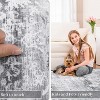 Acekool 2x6 Vintage Floral Runner Rug - Washable Low Pile Non-Slip Carpet for Hallway, Bedroom & Kitchen - 4 of 4
