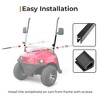 Yescom Club Car Precedent Clear Fold Down Windshield Impact Resistant Acrylic Split Windshield - 4 of 4