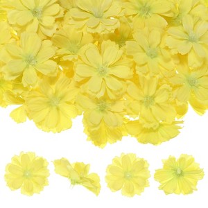 Unique Bargains Silk Fake Plum Blossom Artificial Flower Heads - 1 of 4