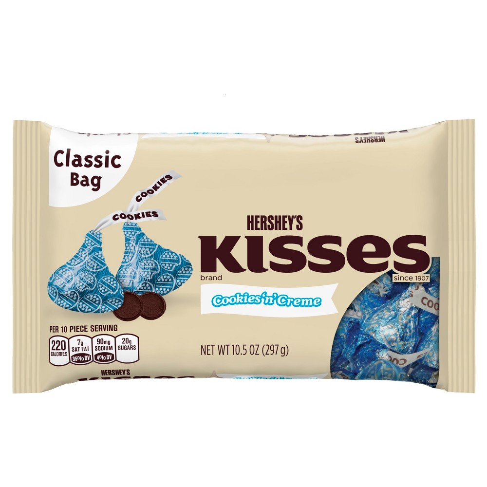 UPC 034000119936 product image for HERSHEY'S KISSES Cookies 'n' Crème Candies - 10.5 oz | upcitemdb.com