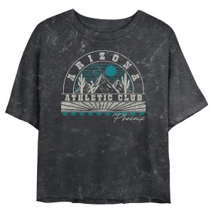 Junior's Women Lost Gods Arizona Athletic Club Phoenix Crop T-Shirt - 1 of 4