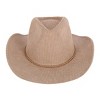 David & Young Women's Courduroy Cowboy Hat with Braided Suede Hat Band - 2 of 4