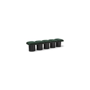 Meridian Furniture,Pavilion Boucle Fabric Bench - 1 of 4