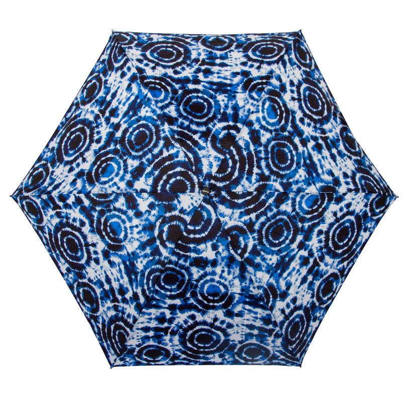 ShedRain Mini Manual Compact Umbrella - Blue Tie-Dye, 2 of 6