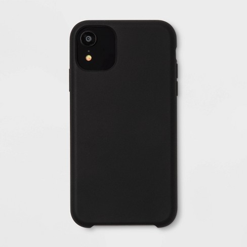 iPhone 11/XR Black silicone phone case