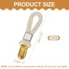 Unique Bargains Cotton Loop Metal Clothing Towel Storage Clips 3.5" - 2 of 4