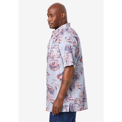 KingSize Short-Sleeve Linen Shirt