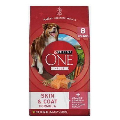 Purina ONE Skin and Coat Salmon Flavor Dry Dog Food - 8lbs