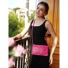 FATMOON Women's Genuine Leather Wristlet Clutch Wallet - Compact Crossbody Bag with RFID Blocking and Multiple Card Slots - 2 of 4