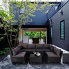 Maggift 7-Piece Patio Seating Set, All-Weather Wicker Rattan Sectional Sofa with One Side Tables for Poolside, Patio, Gray, 41.3" * 28.3" * 29.3" - 3 of 4