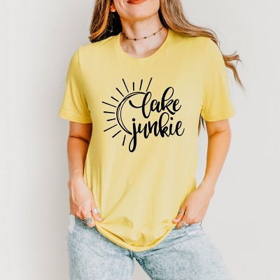 Simply Sage Market Lake Junkie Short Sleeve Tee - XL - Yellow