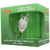 Just Funky The Legend of Zelda Hylian Shield 16oz Green Glass Coffee Mug - 3 of 3
