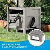 100 ft. Hose Hideaway Hose Reel, Gray - 4 of 4